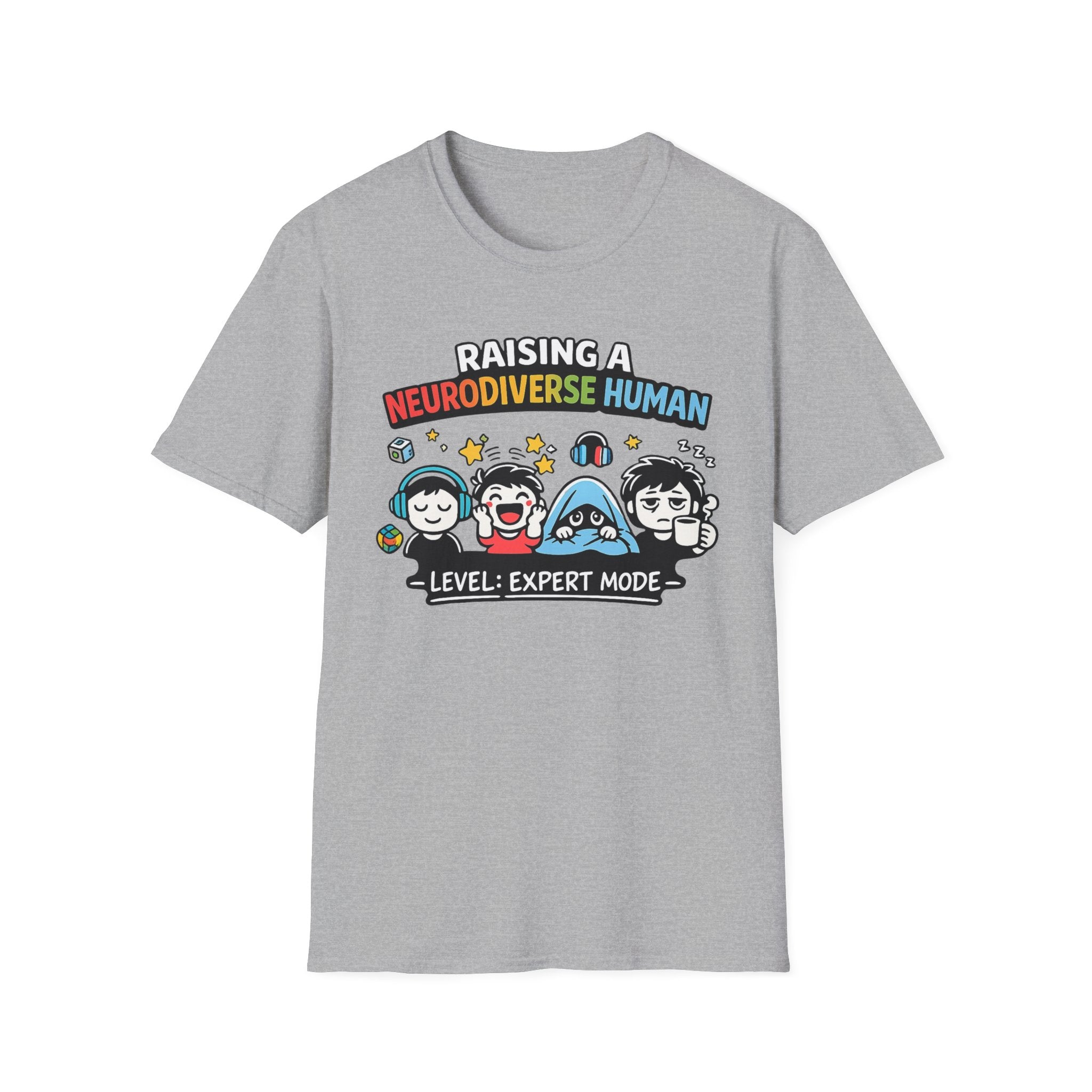 Raising a Neurodiverse Human Level Expert Mode T-Shirt