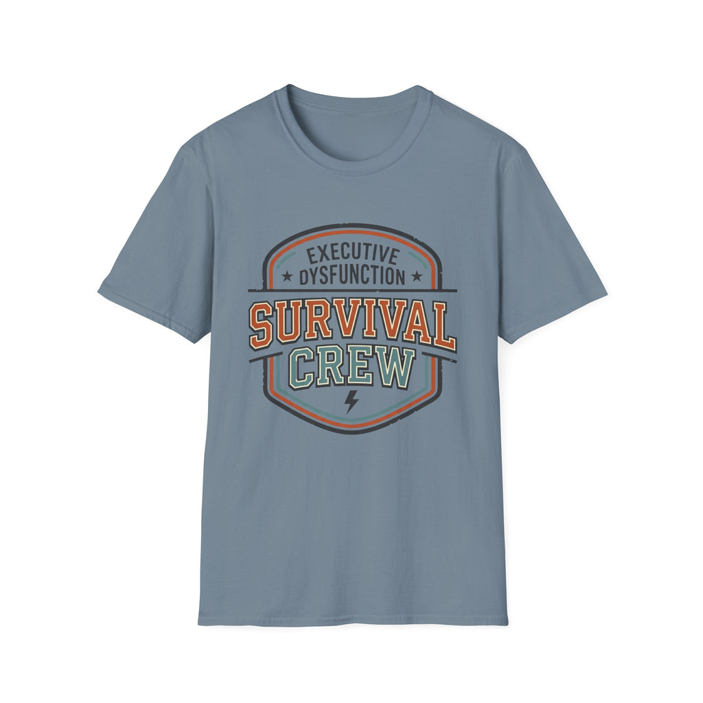 Executive Dysfunction Survival Crew T-Shirt