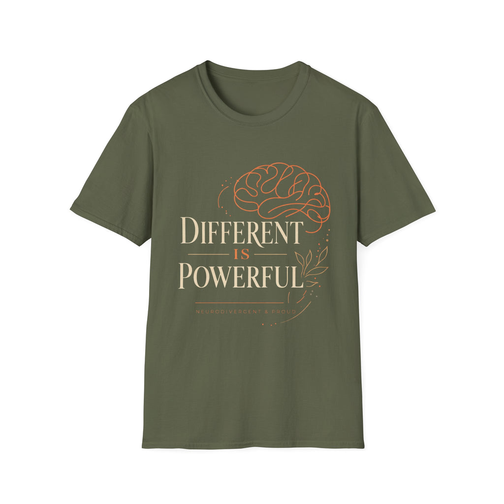 Different Is Powerful Line Art T-Shirt
