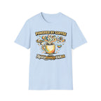 Powered by Coffee and Neurodiverse Chaos Graffiti Style T-Shirt