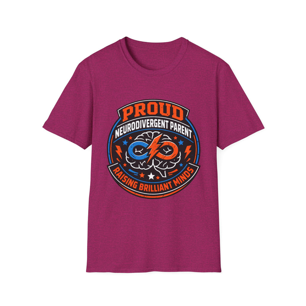 Proud Neurodivergent Parent Badge T-Shirt
