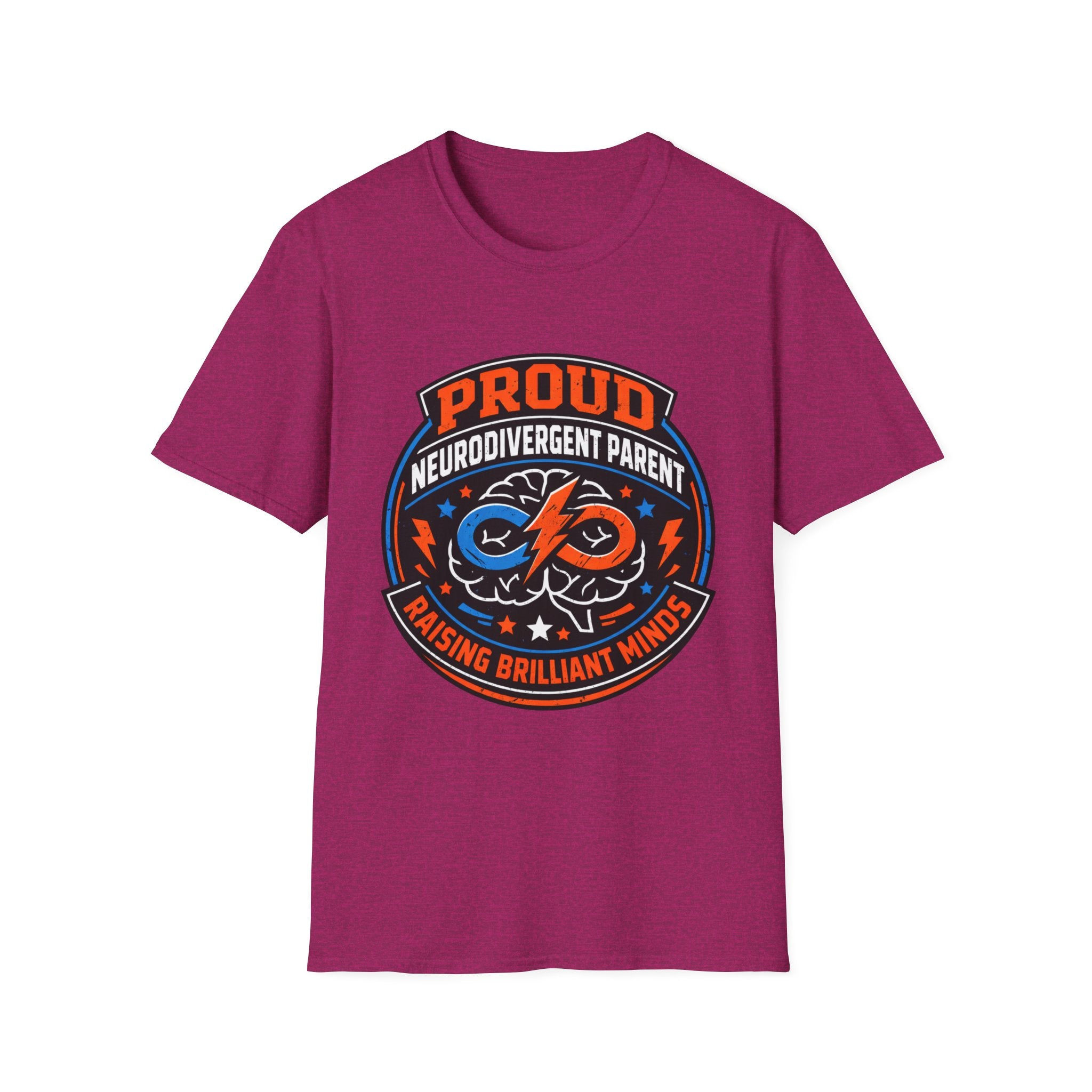 Proud Neurodivergent Parent Badge T-Shirt