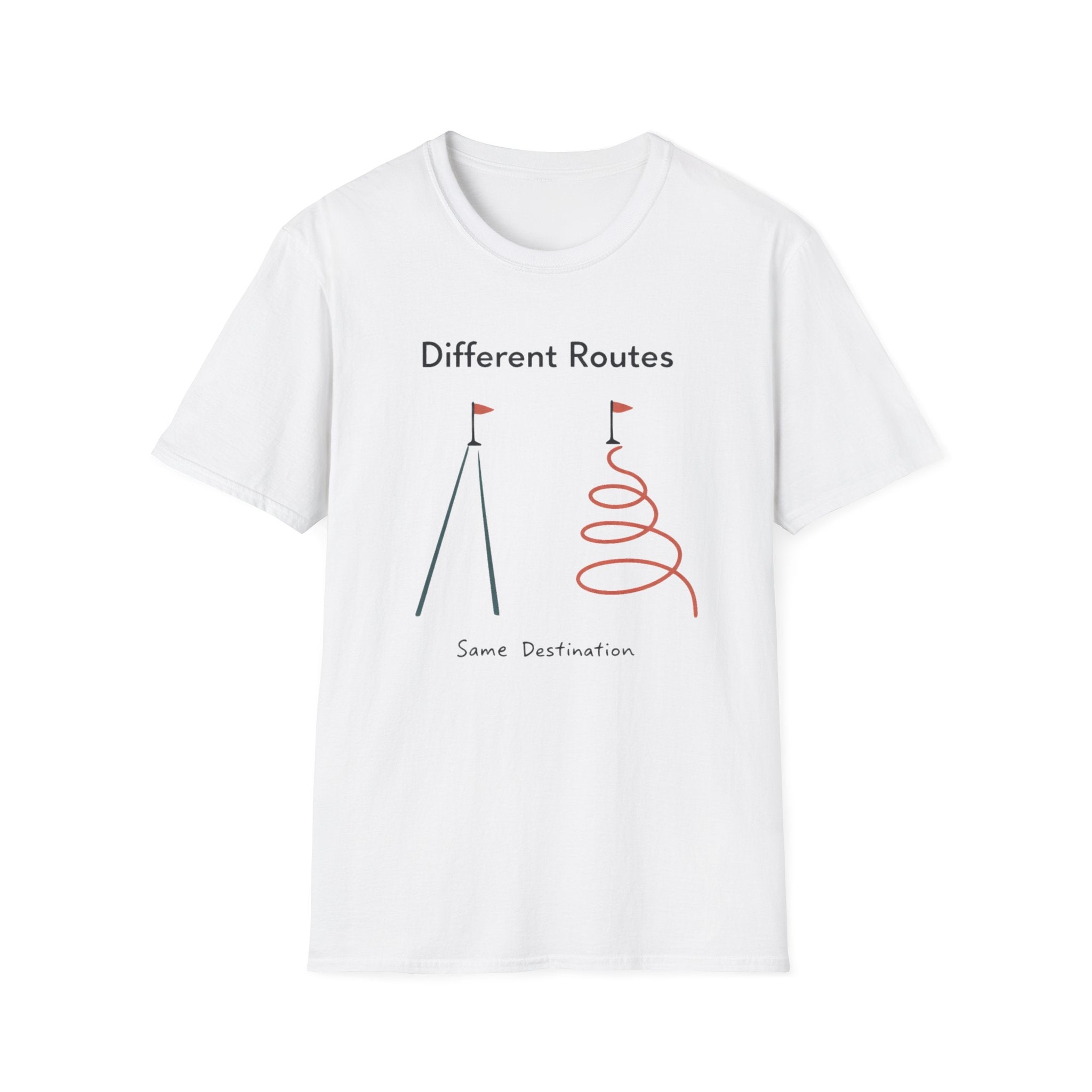 Different Routes Same Destination T-Shirt