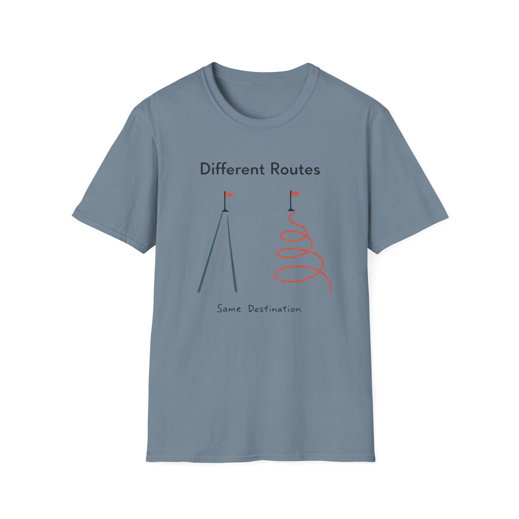 Different Routes Same Destination T-Shirt