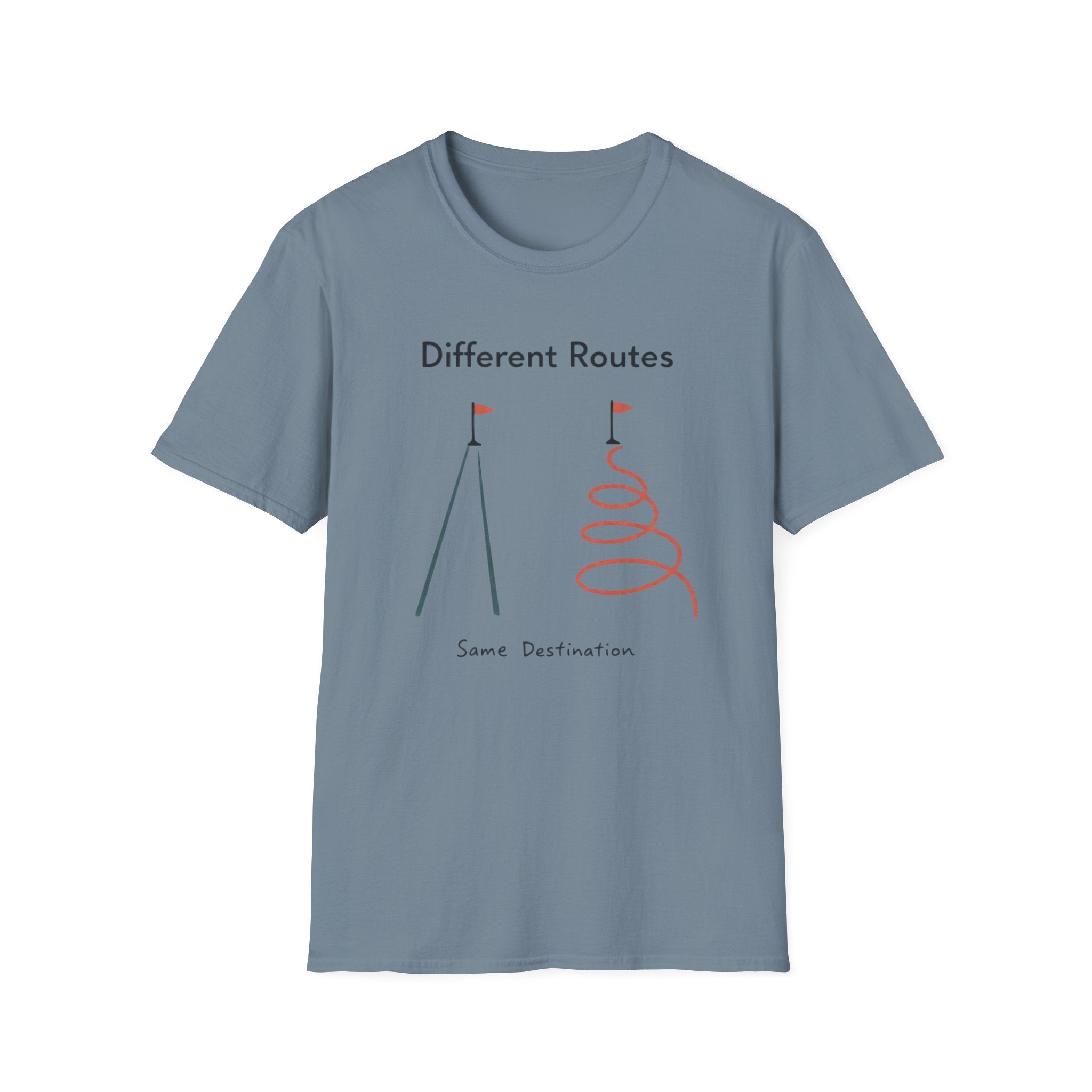 Different Routes Same Destination T-Shirt