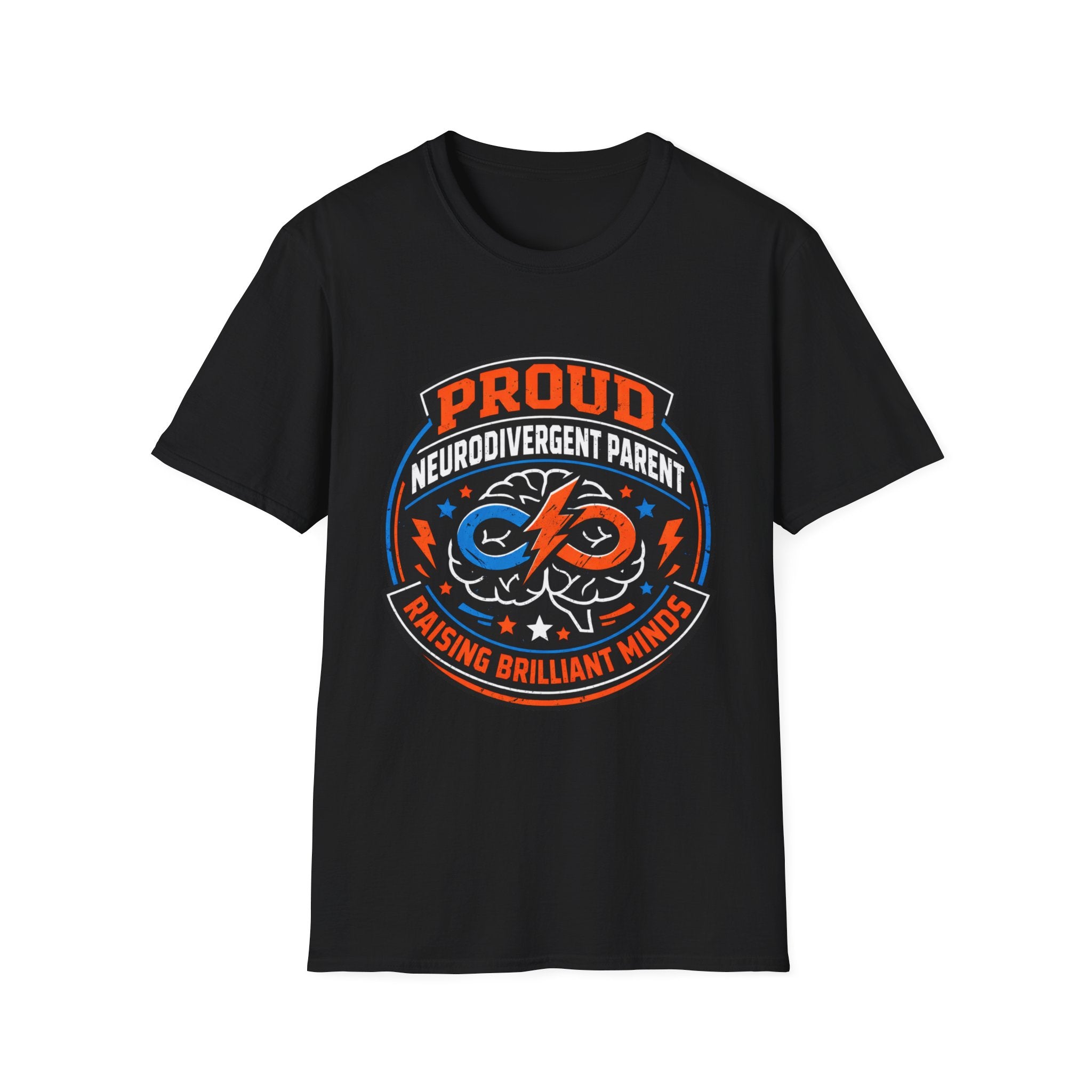 Proud Neurodivergent Parent Badge T-Shirt
