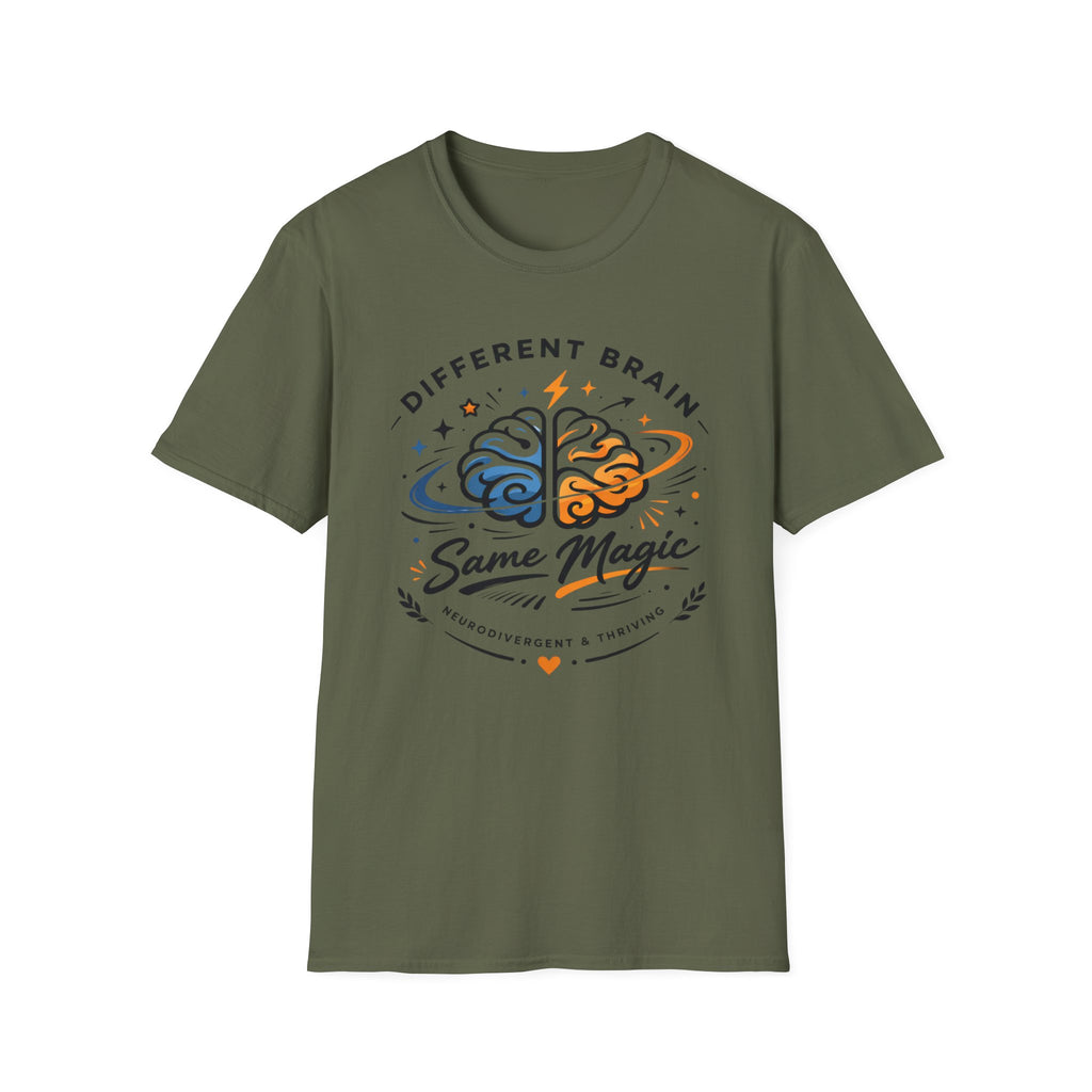 Different Brain Same Magic T-Shirt