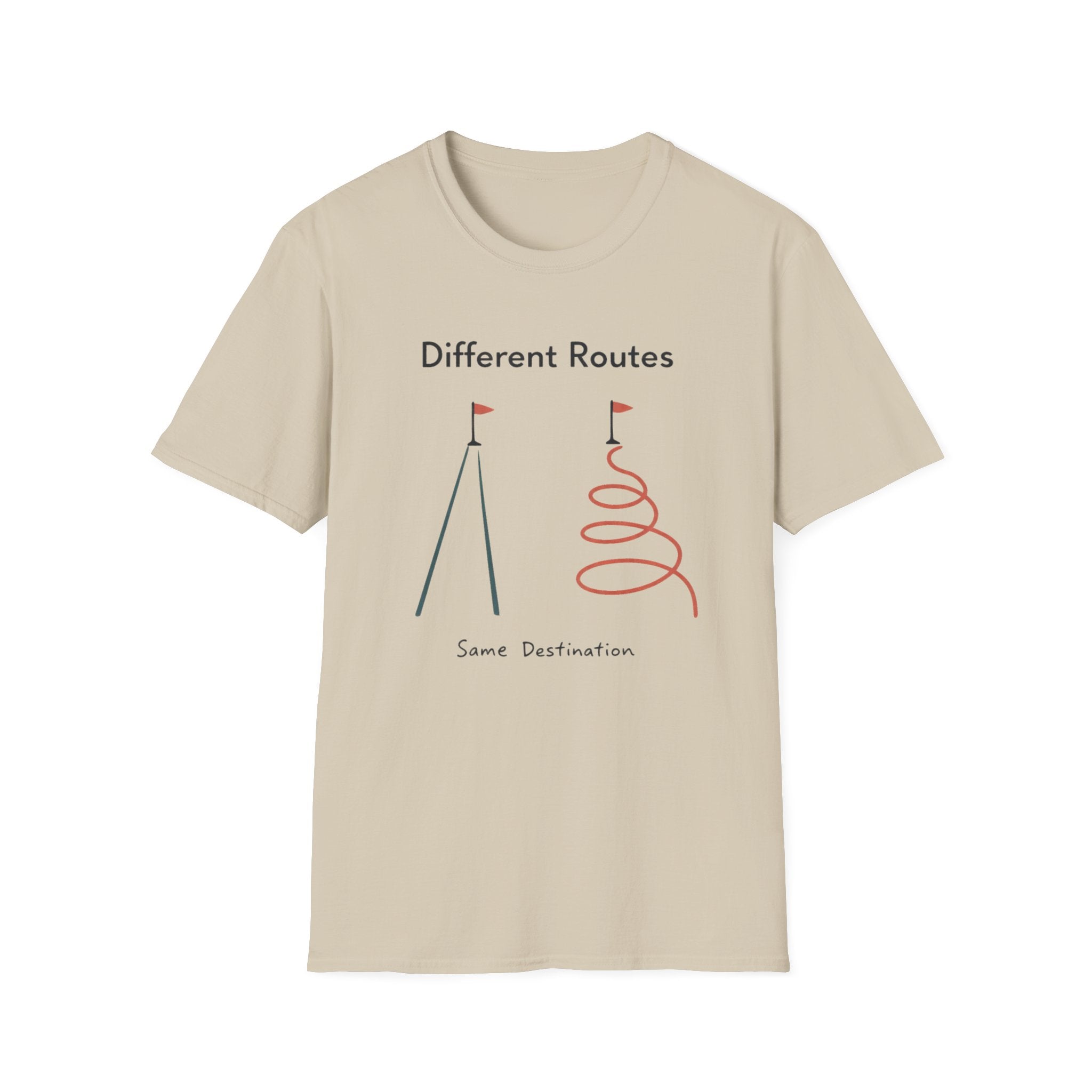 Different Routes Same Destination T-Shirt