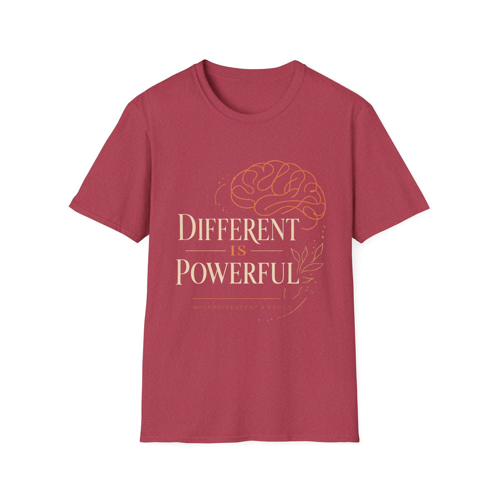 Different Is Powerful Line Art T-Shirt