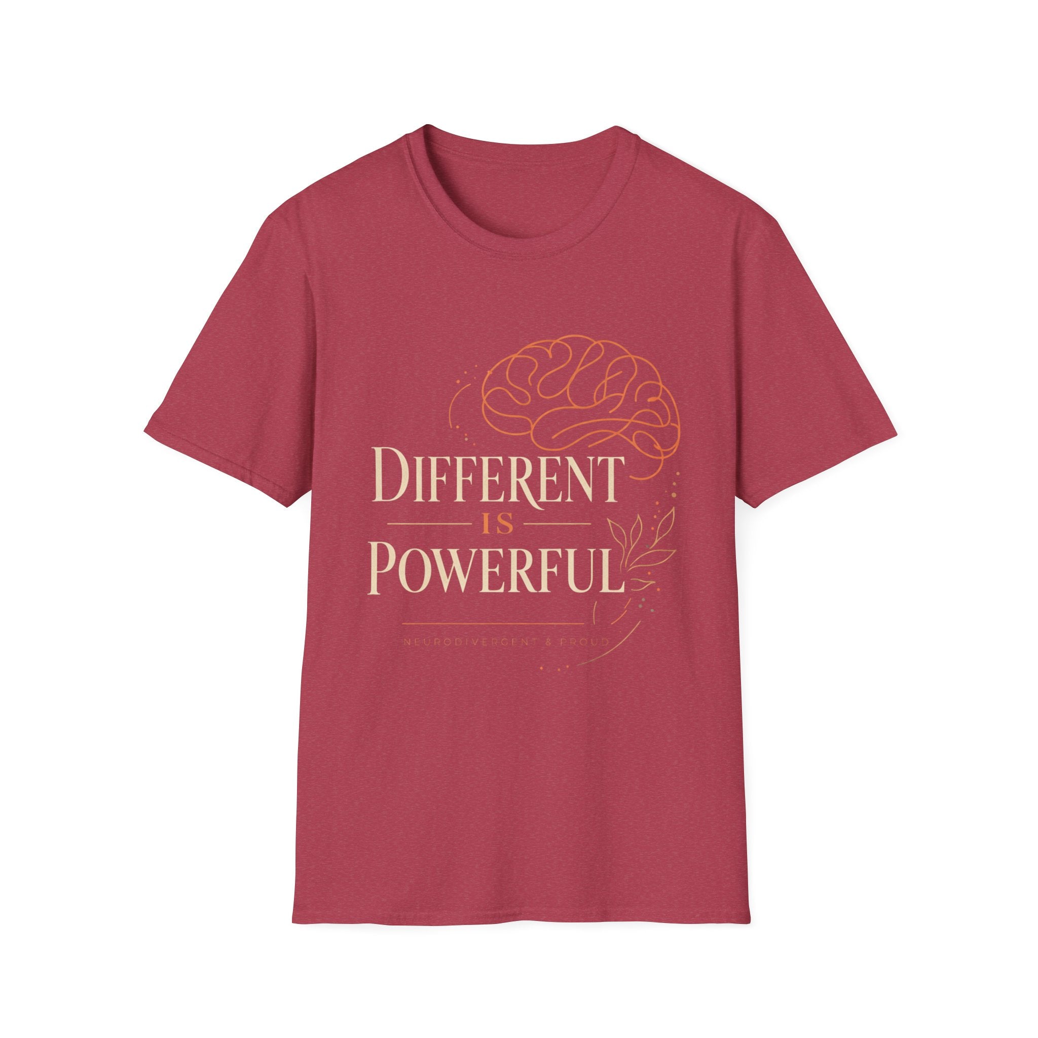 Different Is Powerful Line Art T-Shirt