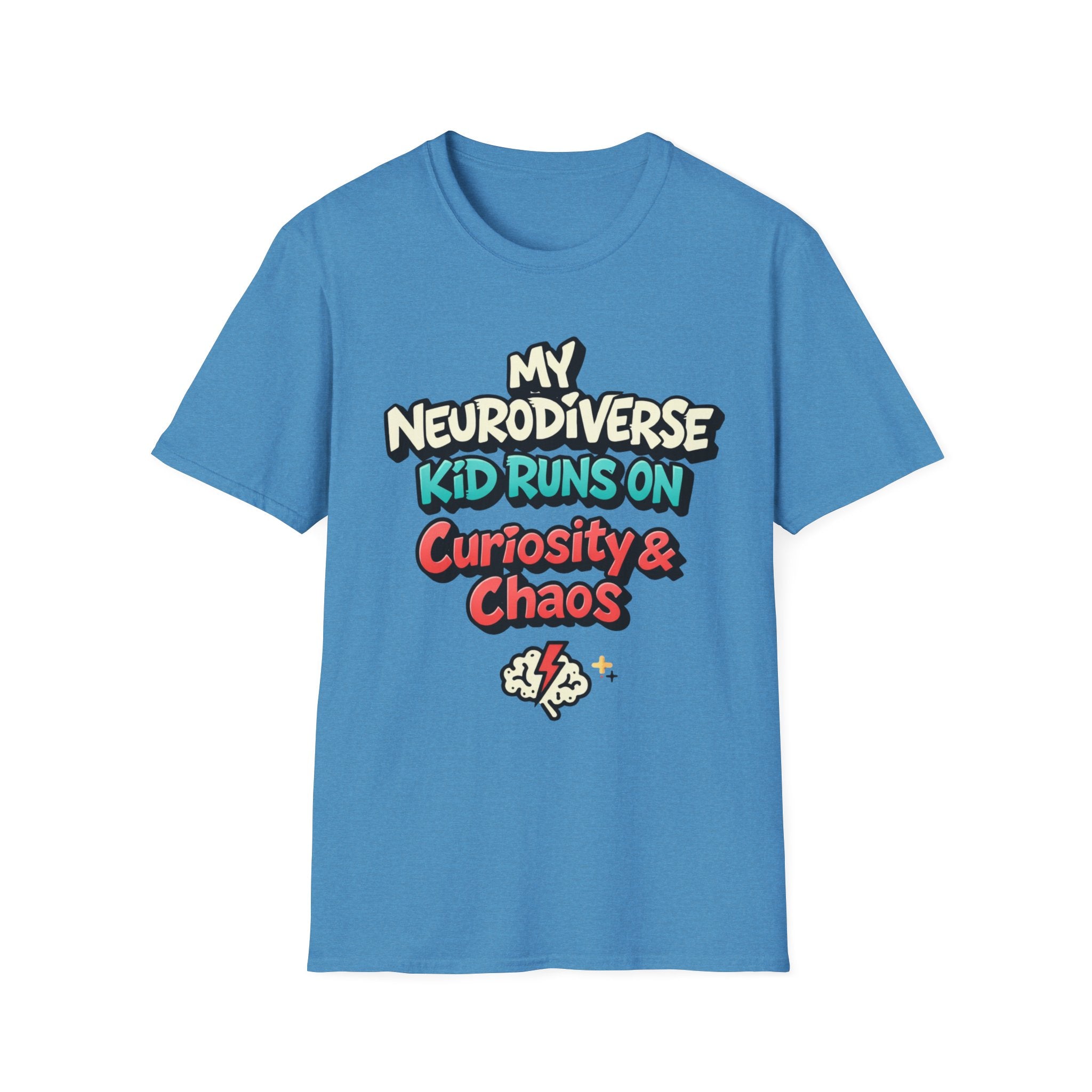 My Neurodiverse Kid Runs on Curiosity & Chaos T-Shirt