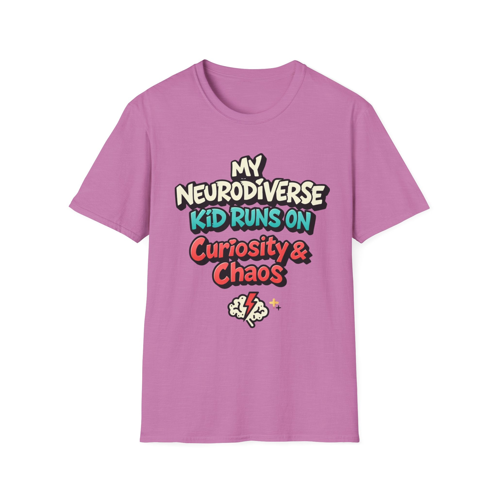 My Neurodiverse Kid Runs on Curiosity & Chaos T-Shirt