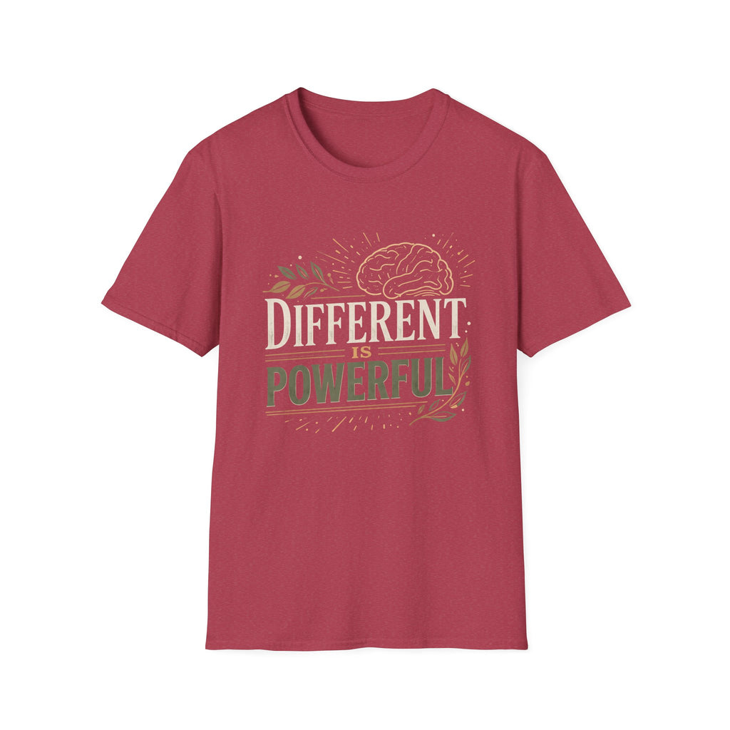 Different Is Powerful Floral T-Shirt
