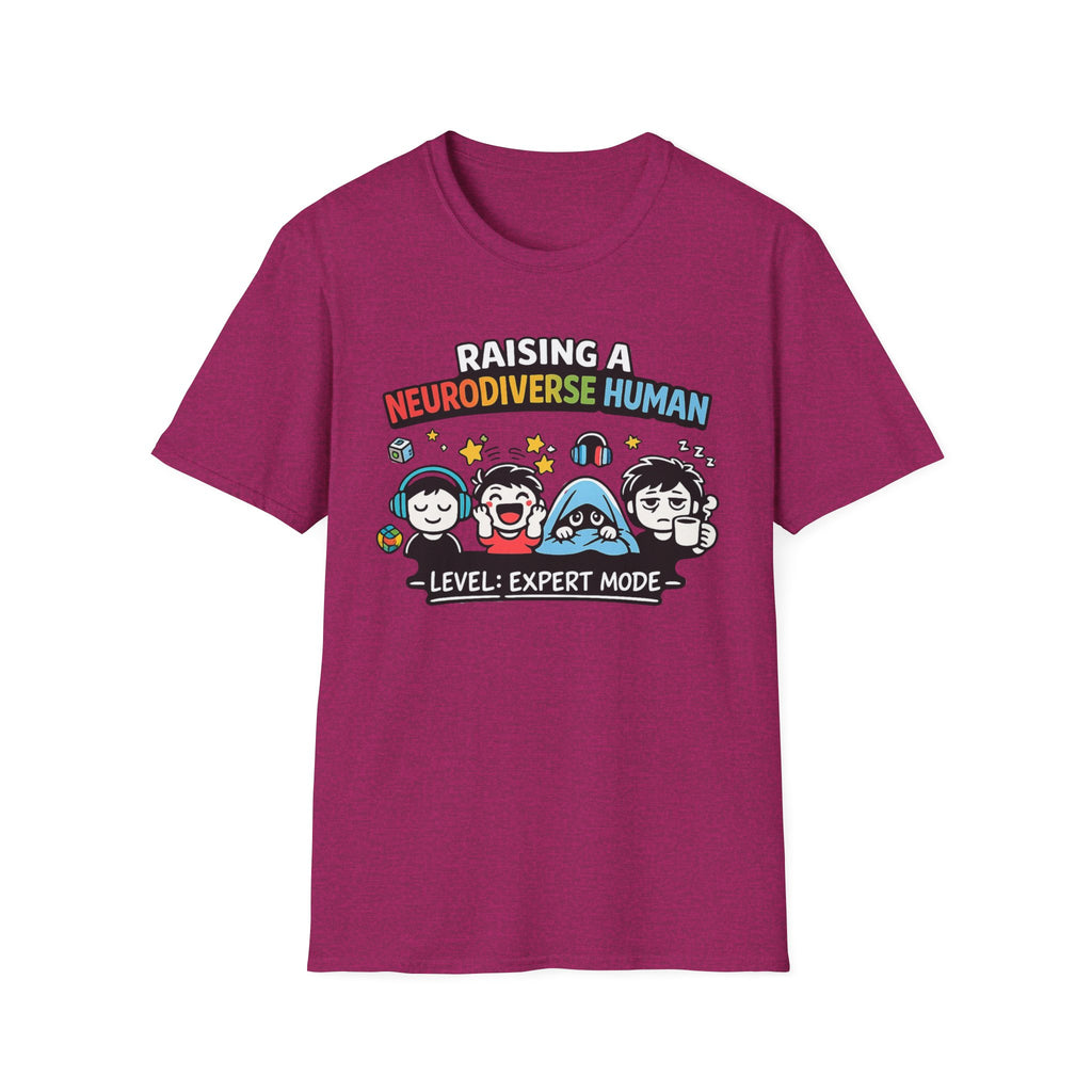 Raising a Neurodiverse Human Level Expert Mode T-Shirt