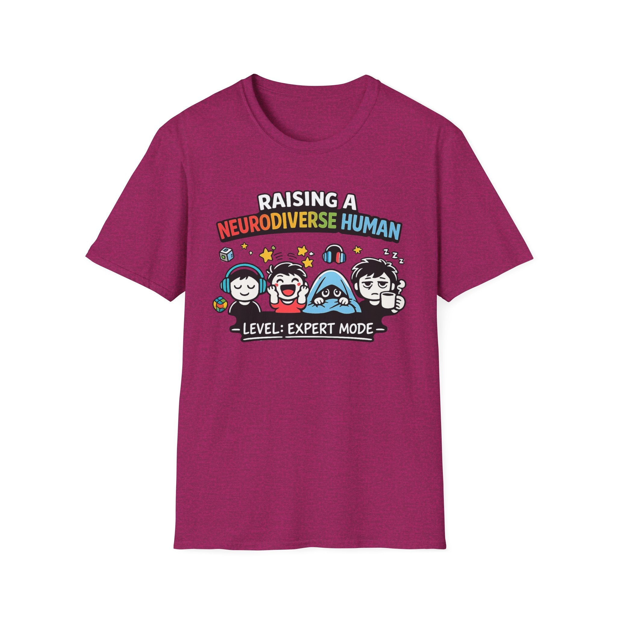 Raising a Neurodiverse Human Level Expert Mode T-Shirt
