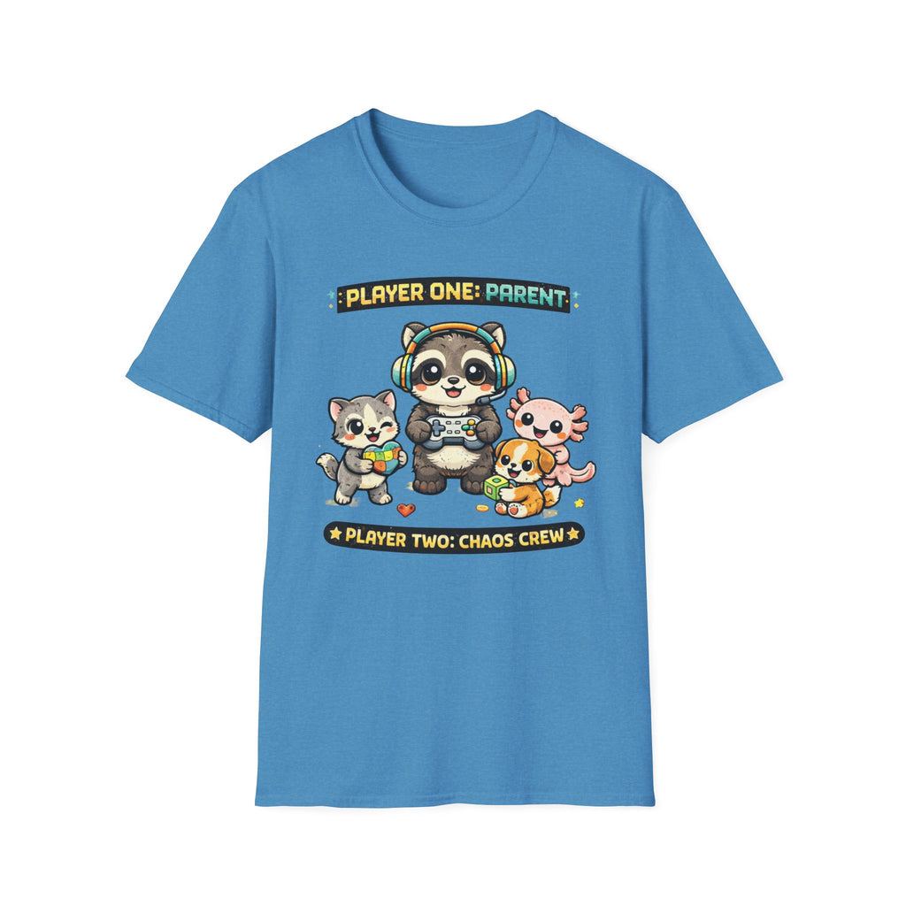 Player One Parent, Player Two Chaos Crew T-Shirt