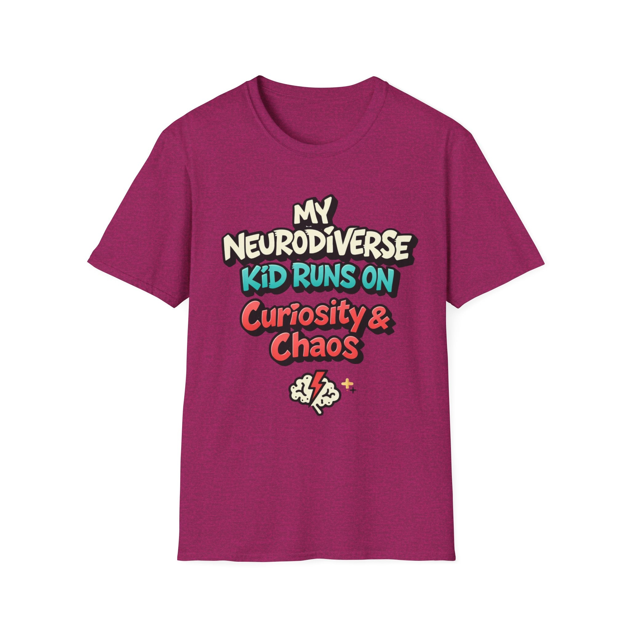 My Neurodiverse Kid Runs on Curiosity & Chaos T-Shirt