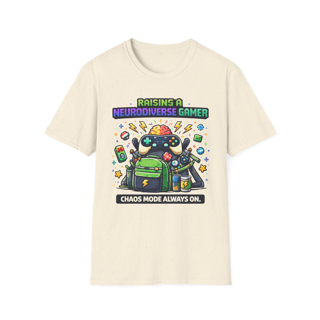 Raising a Neurodiverse Gamer Chaos Mode Always On T-Shirt
