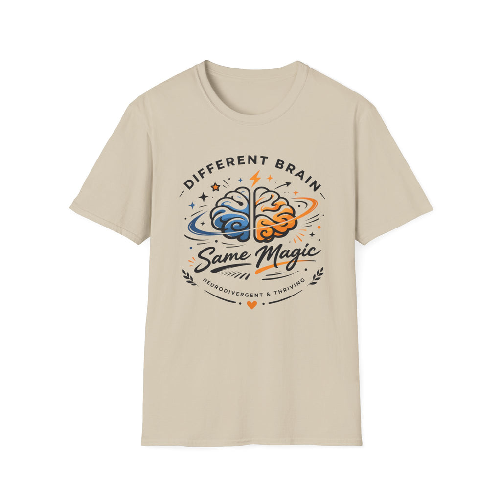Different Brain Same Magic T-Shirt