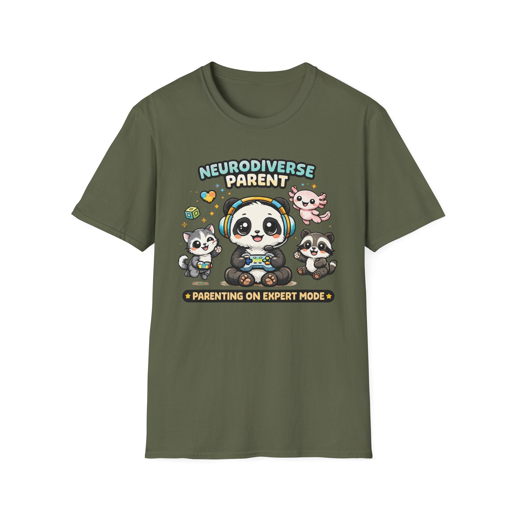 Neurodiverse Parent - Parenting on Expert Model T-Shirt