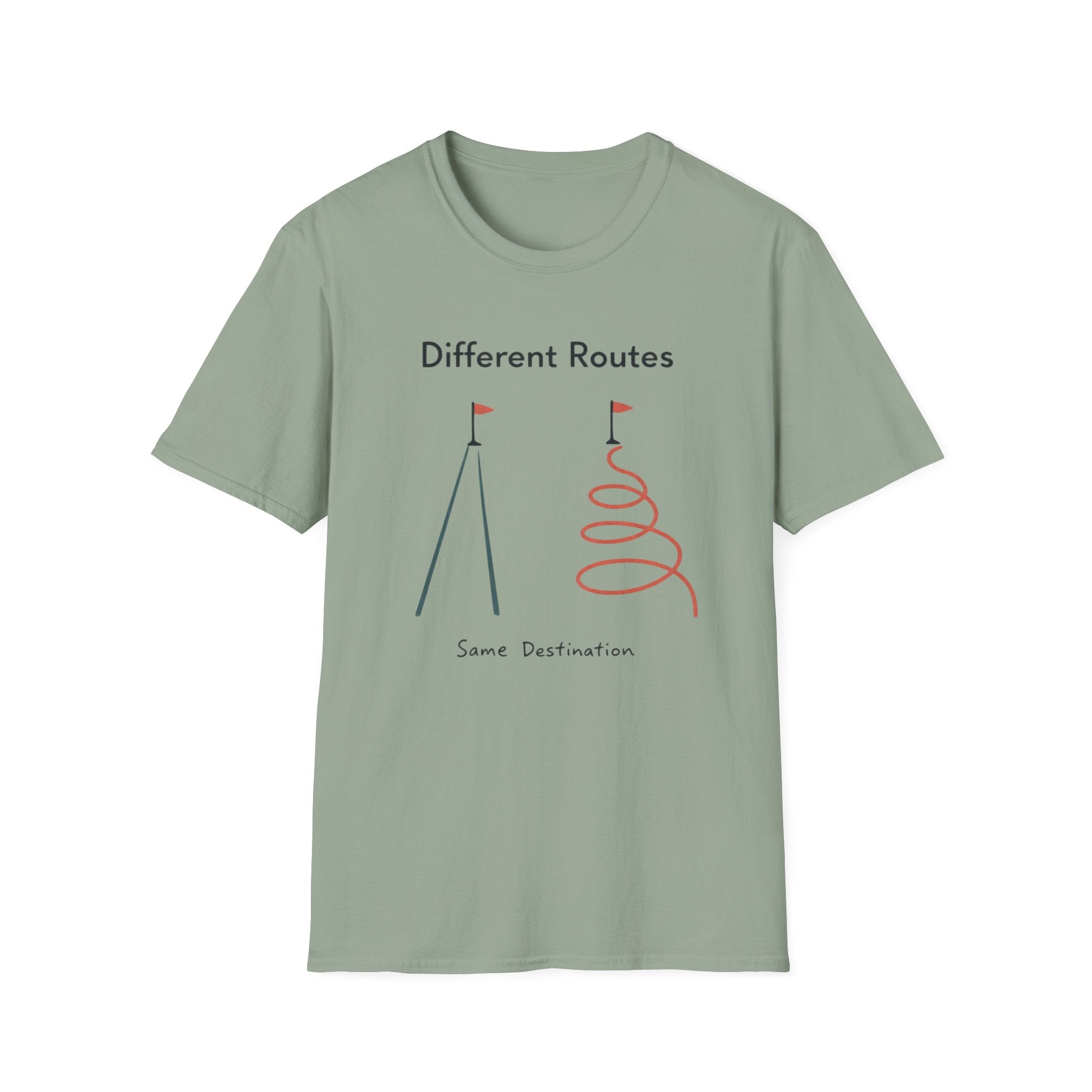 Different Routes Same Destination T-Shirt