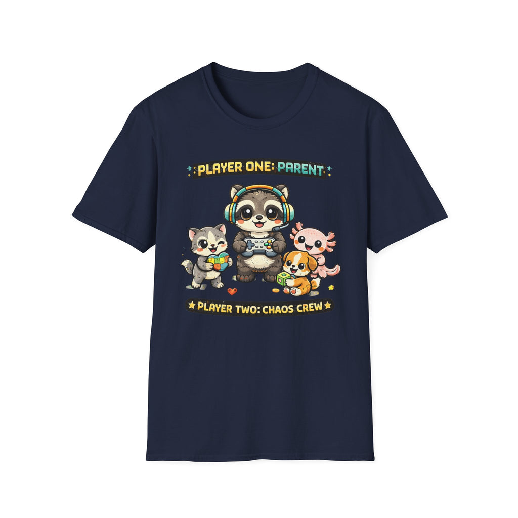 Player One Parent, Player Two Chaos Crew T-Shirt