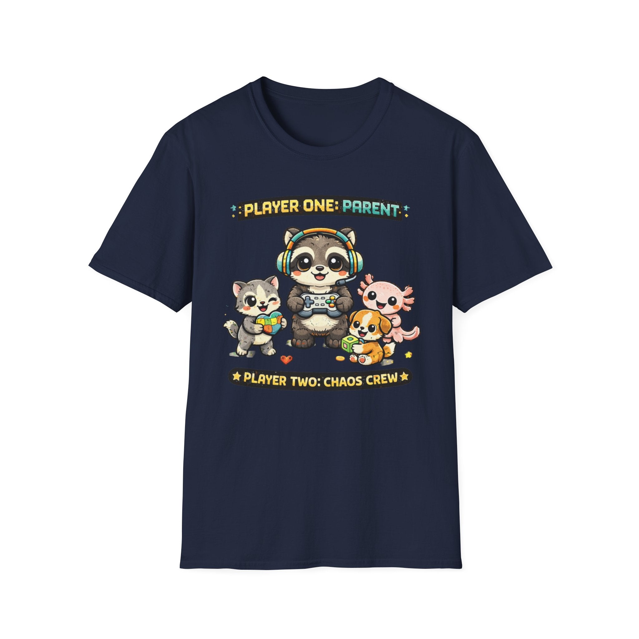 Player One Parent, Player Two Chaos Crew T-Shirt