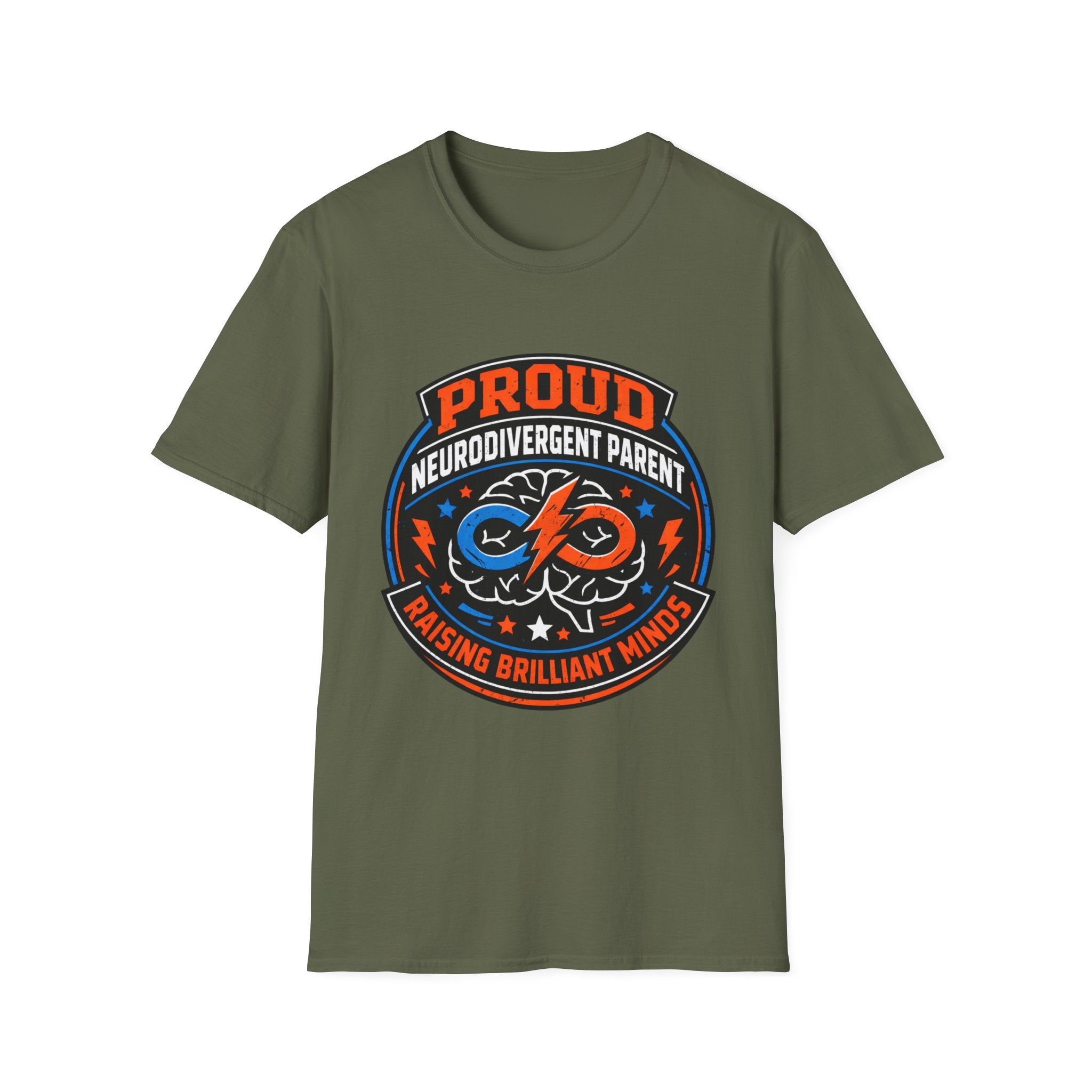 Proud Neurodivergent Parent Badge T-Shirt