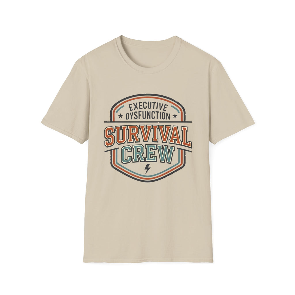 Executive Dysfunction Survival Crew T-Shirt