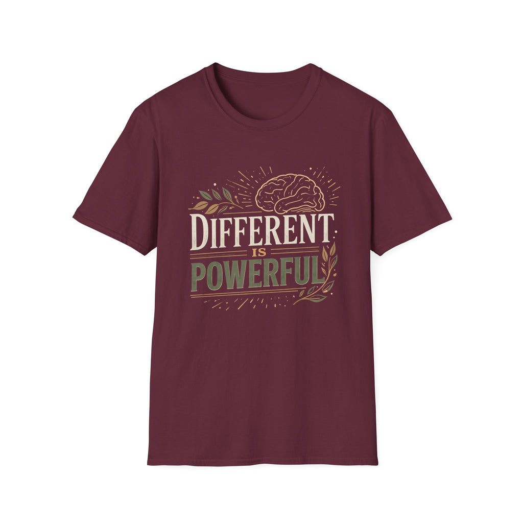 Different Is Powerful Floral T-Shirt