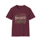 Different Is Powerful Floral T-Shirt
