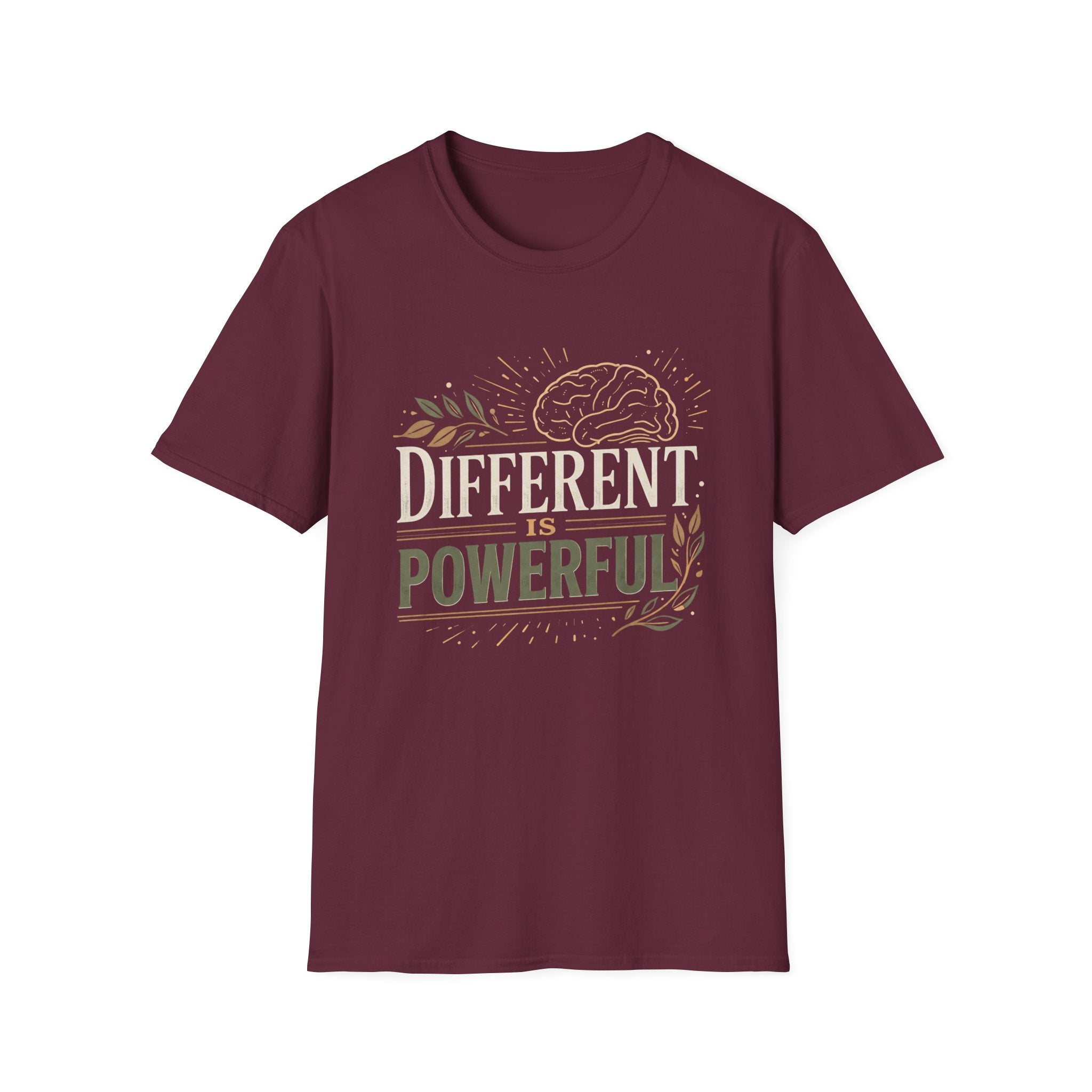 Different Is Powerful Floral T-Shirt