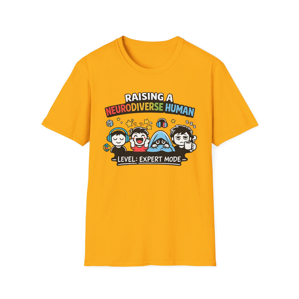 Raising a Neurodiverse Human Level Expert Mode T-Shirt
