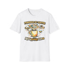 Powered by Coffee and Neurodiverse Chaos Graffiti Style T-Shirt