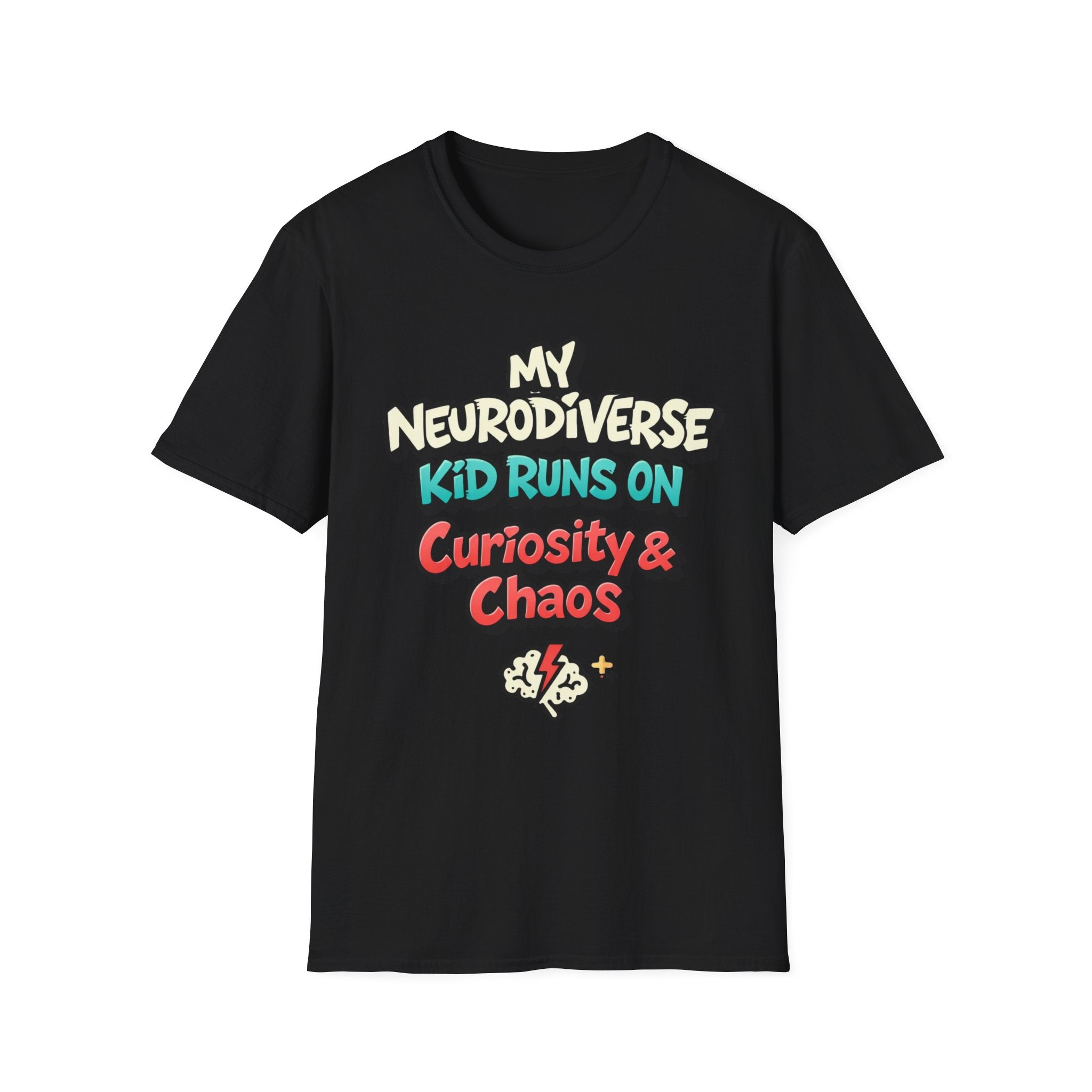 My Neurodiverse Kid Runs on Curiosity & Chaos T-Shirt