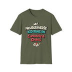 My Neurodiverse Kid Runs on Curiosity & Chaos T-Shirt