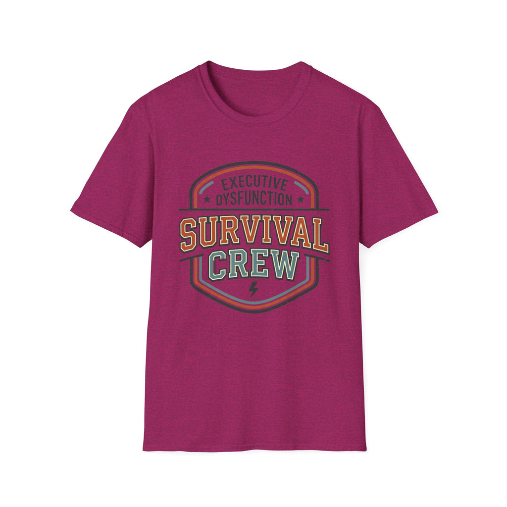 Executive Dysfunction Survival Crew T-Shirt
