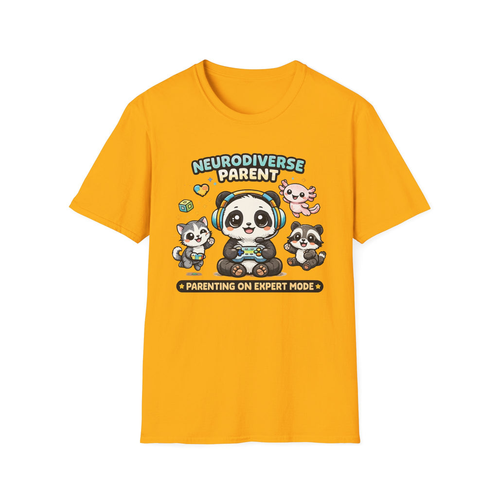 Neurodiverse Parent - Parenting on Expert Model T-Shirt