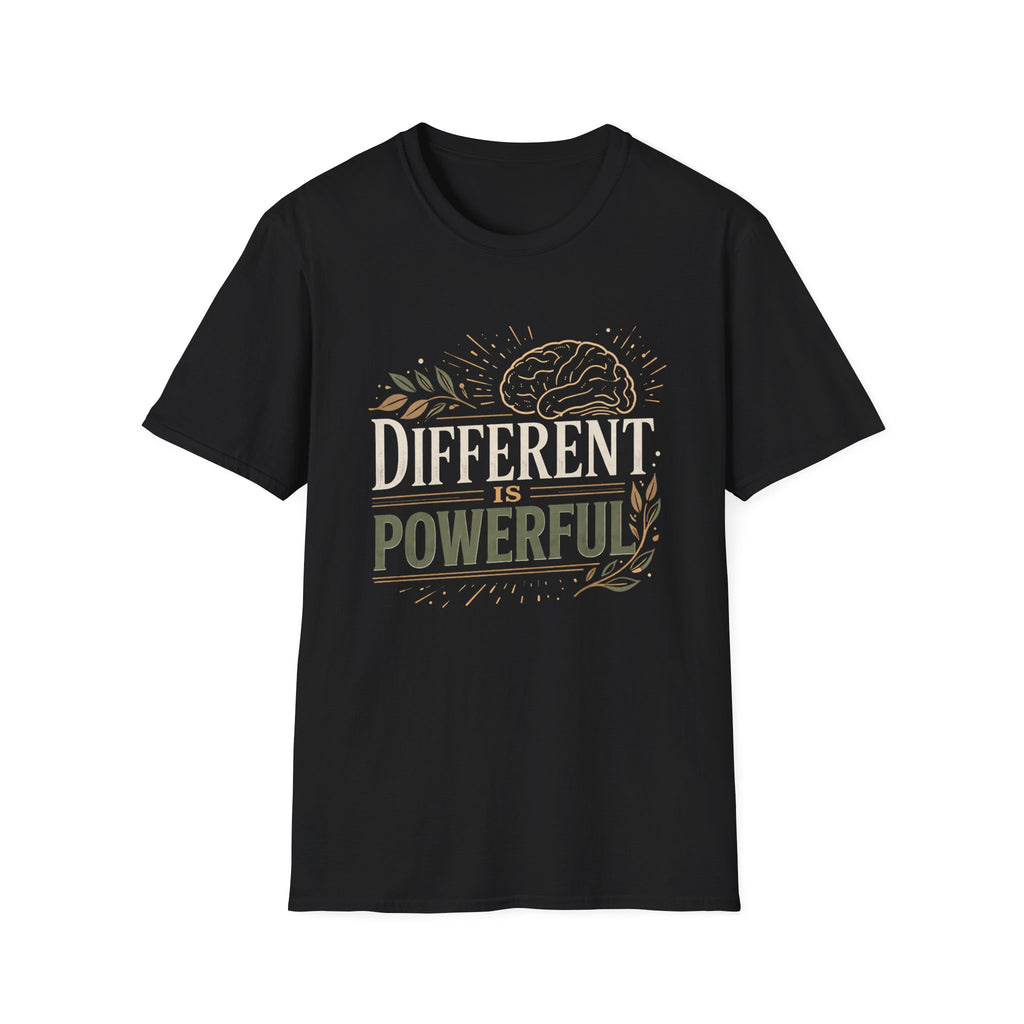 Different Is Powerful Floral T-Shirt