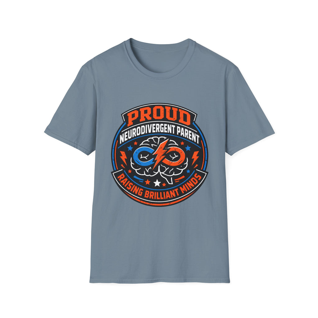 Proud Neurodivergent Parent Badge T-Shirt