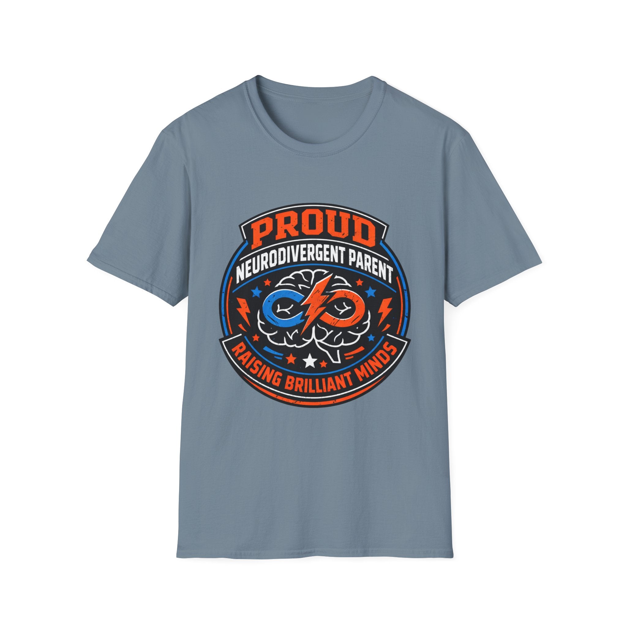 Proud Neurodivergent Parent Badge T-Shirt