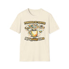 Powered by Coffee and Neurodiverse Chaos Graffiti Style T-Shirt