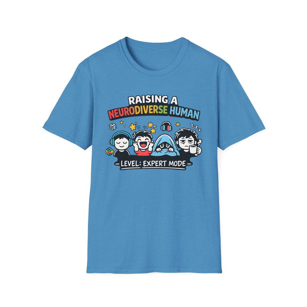 Raising a Neurodiverse Human Level Expert Mode T-Shirt