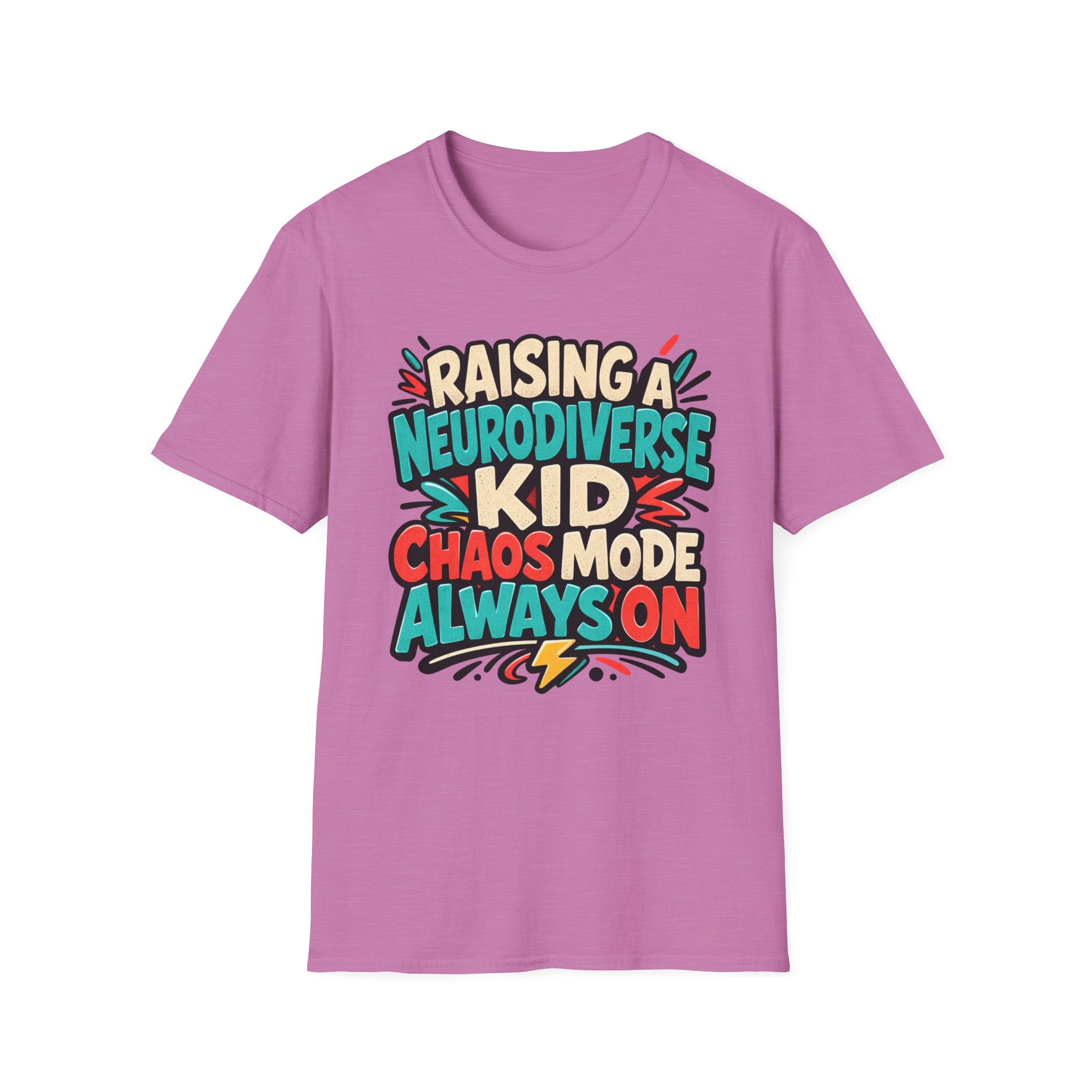 Raising a Neurodiverse Kid Chaos Mode Always On T-Shirt
