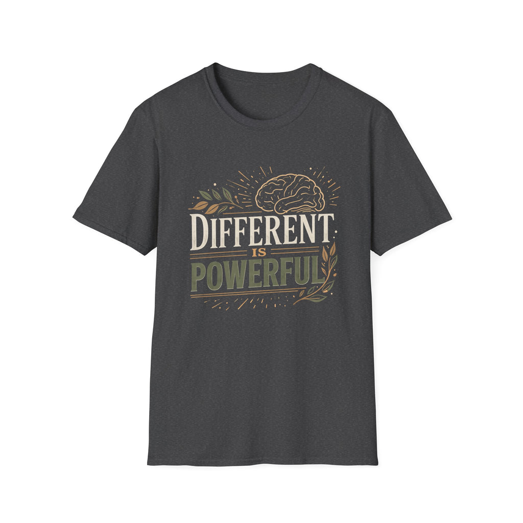 Different Is Powerful Floral T-Shirt