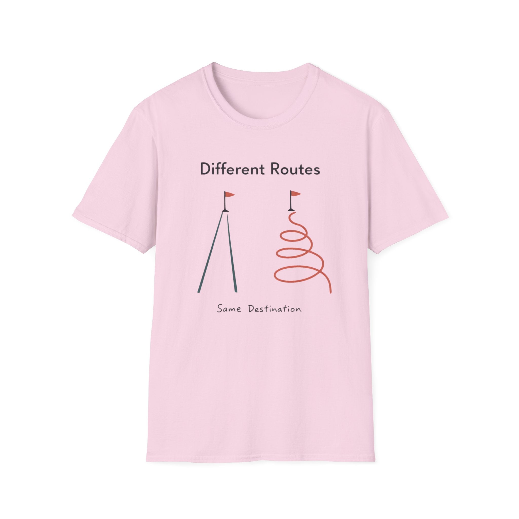 Different Routes Same Destination T-Shirt