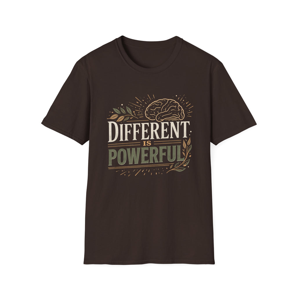 Different Is Powerful Floral T-Shirt