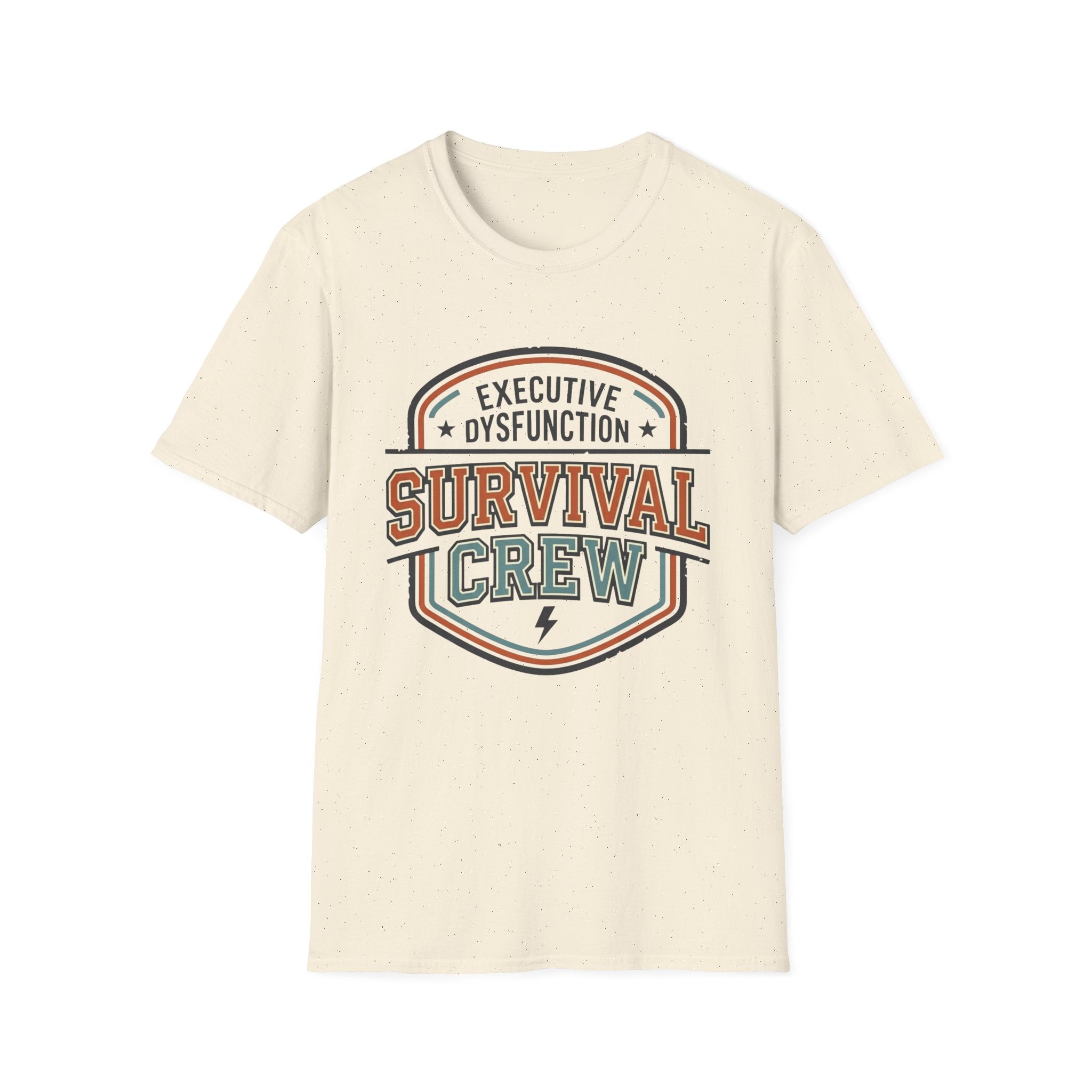 Executive Dysfunction Survival Crew T-Shirt
