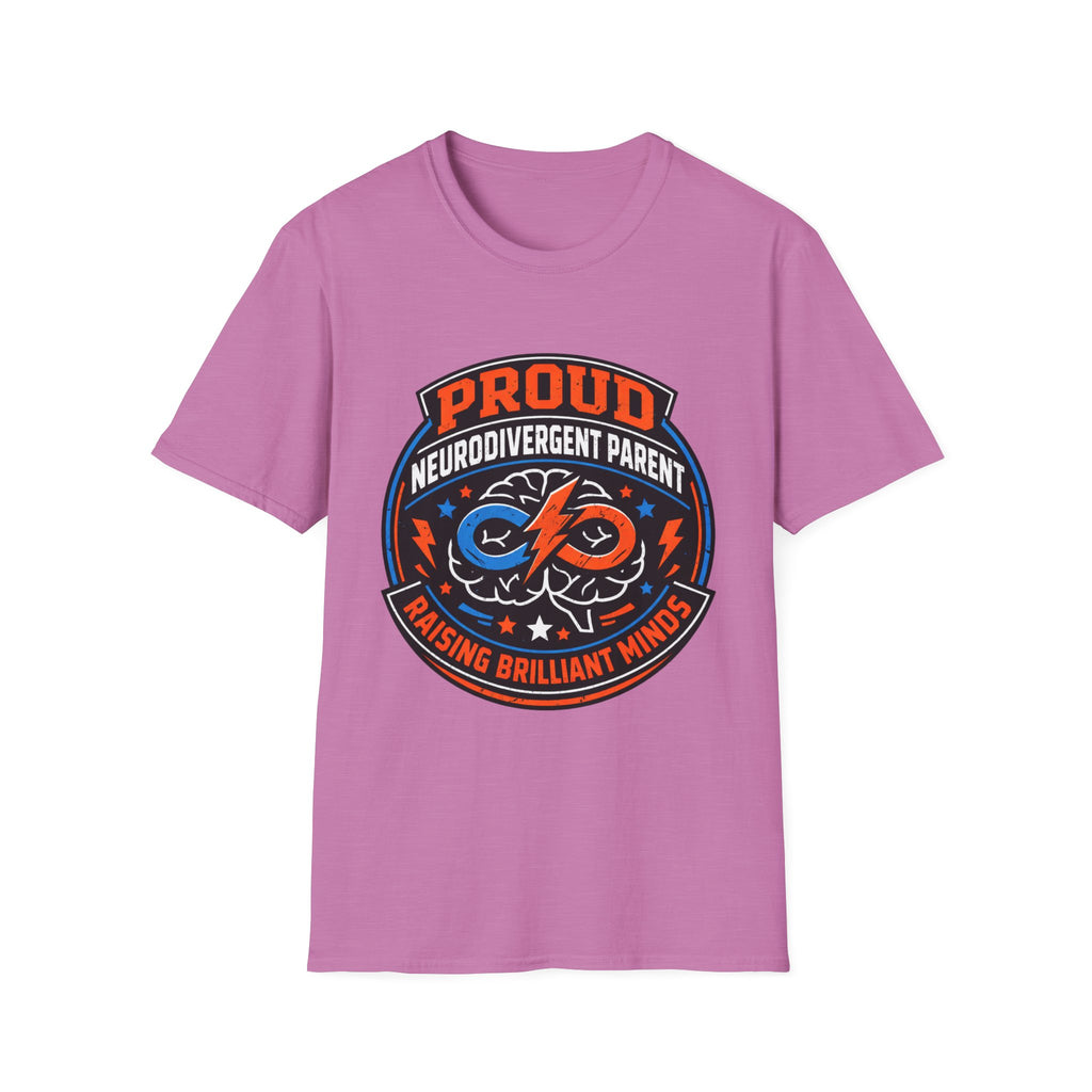 Proud Neurodivergent Parent Badge T-Shirt