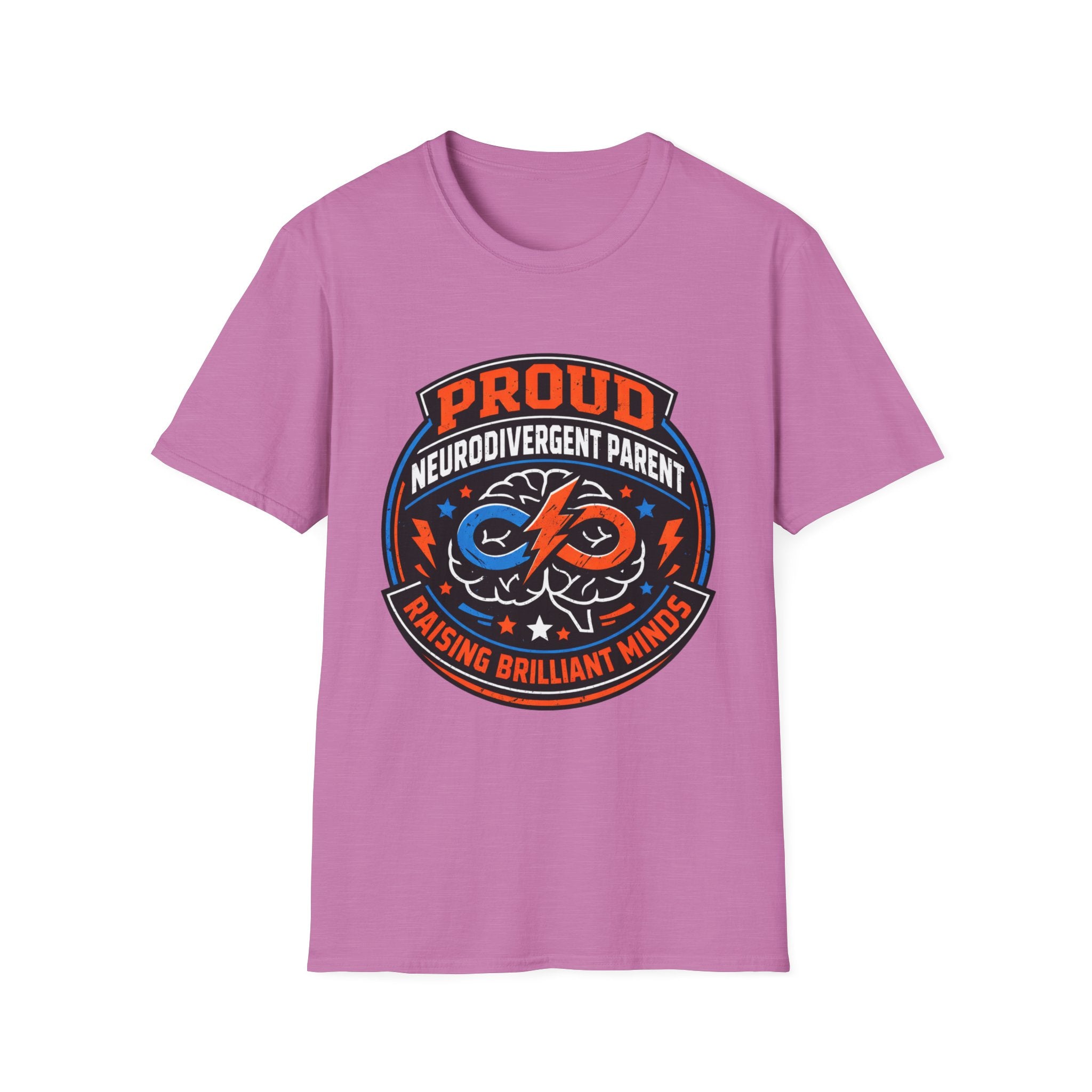 Proud Neurodivergent Parent Badge T-Shirt
